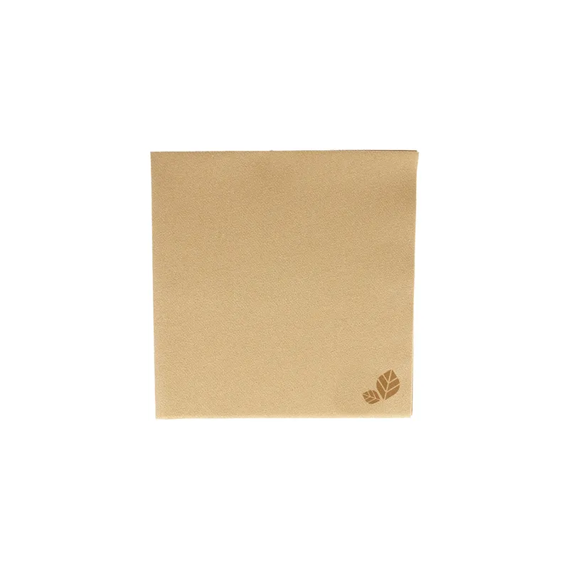 SERVIETTES P. 1/4  55 G/M2 40x40 CM NATUREL AIRLAID (700 UNITÉ)