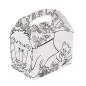 BOÎTES MENU ENFANT COLORIAGE 320 G/M2 15,50x10,50x17,50 CM BLANC CARTON (300 UNITÉ) BOÎTES MENU ENFANT COLORIAGE