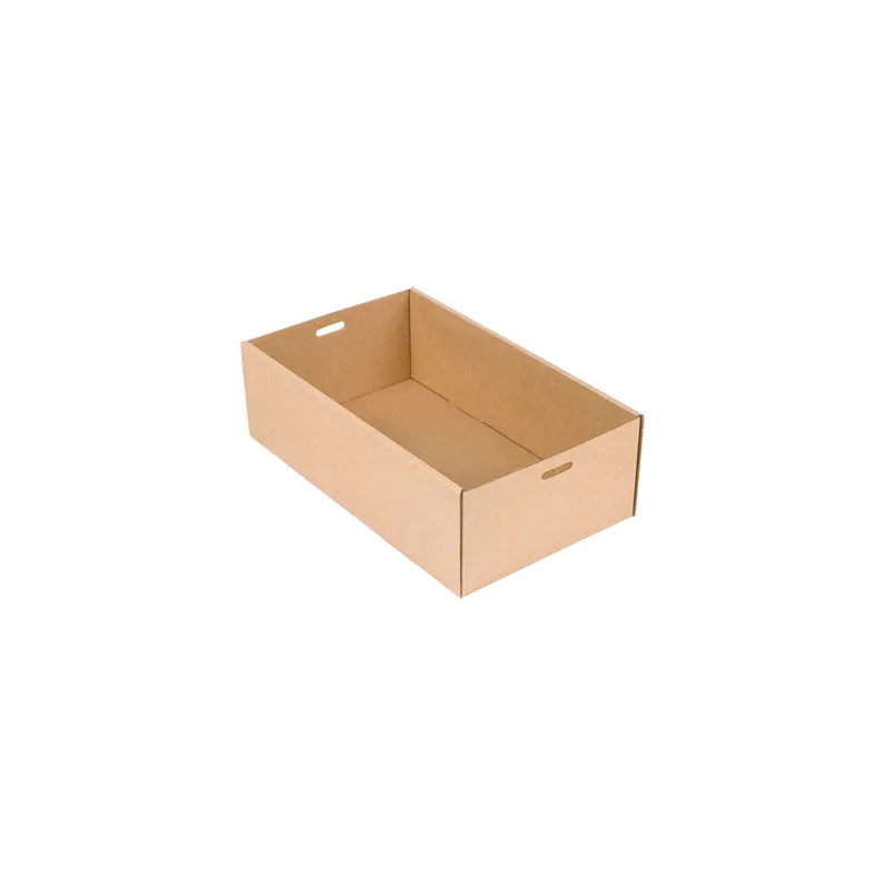 BOÎTES "TRAITEUR" XS  375 G/M2 25,8x15x8 CM NATUREL KRAFT (100 UNITÉ)
