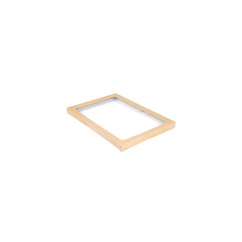 COUVERCLES POUR BOÎTES 253.17  300 G/M2 + PET 45,5x31,3x3 CM NATUREL KRAFT (50 UNITÉ)