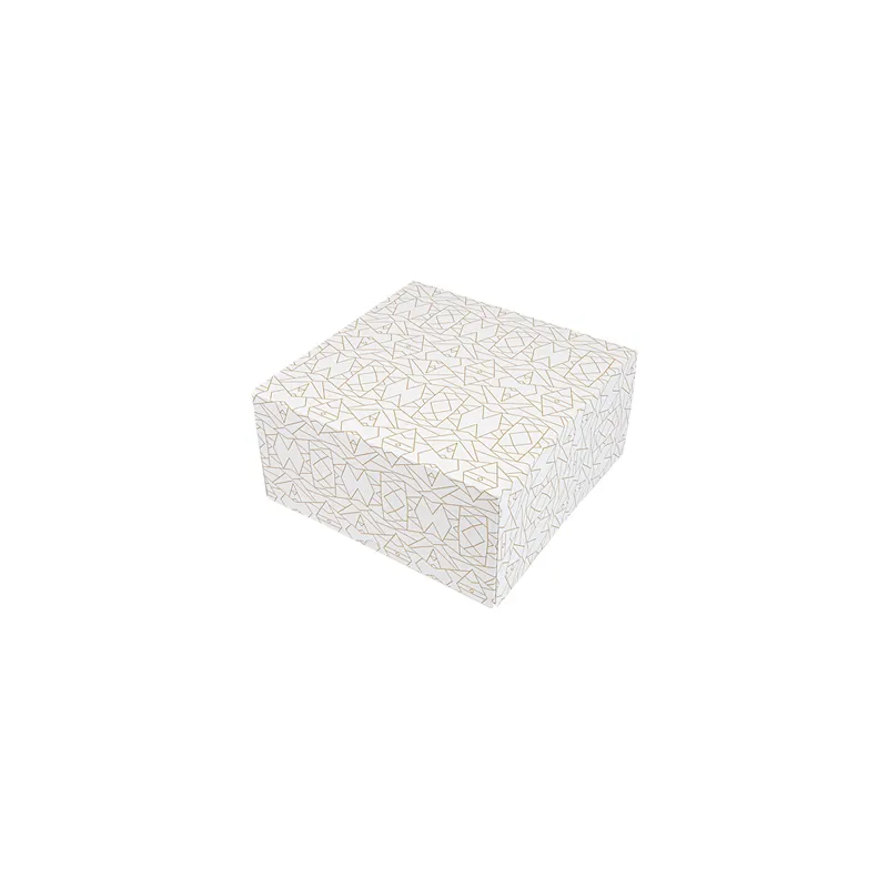 BOÎTES PATISSERIES SANS FENÊTRE THEPACK 'DECO' 24x24x12 CM BLANC CARTON NANO-MICRO (50 UNITÉ) BOÎTES PATISSERIES SANS FENÊTRE THEPACK 'DECO' 24x24x12 CM BLANC CARTON NANO-MICRO (50 UNITÉ)