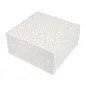 BOÎTES PATISSERIES SANS FENÊTRE THEPACK 'DECO' 24x24x12 CM BLANC CARTON NANO-MICRO (50 UNITÉ) BOÎTES PATISSERIES SANS FENÊTRE