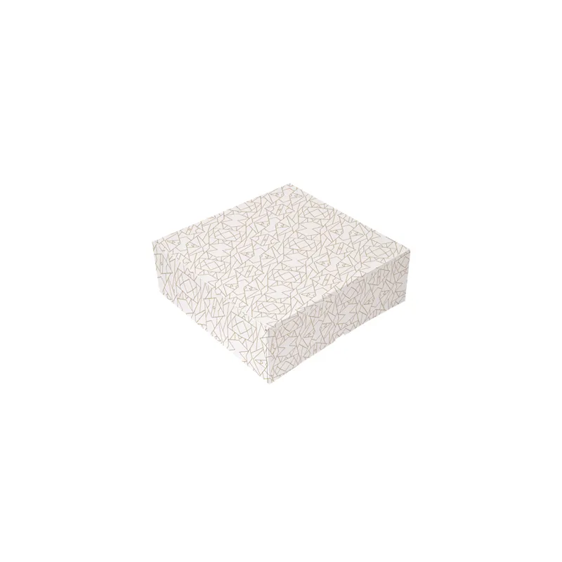 BOÎTES PATISSERIES SANS FENÊTRE THEPACK 'DECO' 28x28x10 CM BLANC CARTON NANO-MICRO (50 UNITÉ) BOÎTES PATISSERIES SANS FENÊTRE THEPACK 'DECO' 28x28x10 CM BLANC CARTON NANO-MICRO (50 UNITÉ)