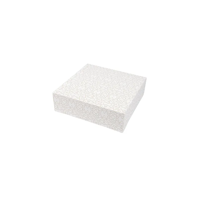 BOÎTES PATISSERIES SANS FENÊTRE THEPACK 'DECO' 32x32x10 CM BLANC CARTON NANO-MICRO (50 UNITÉ) BOÎTES PATISSERIES SANS FENÊTRE THEPACK 'DECO' 32x32x10 CM BLANC CARTON NANO-MICRO (50 UNITÉ)