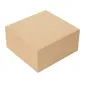 BOÎTES PATISSERIES SANS FENÊTRE THEPACK 24x24x12 CM NATUREL CARTON NANO-MICRO (100 UNITÉ) BOÎTES PATISSERIES SANS FENÊTRE