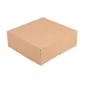 BOÎTES PATISSERIES SANS FENÊTRE THEPACK 28x28x10 CM NATUREL CARTON NANO-MICRO (100 UNITÉ) BOÎTES PATISSERIES SANS FENÊTRE