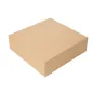 BOÎTES PATISSERIES SANS FENÊTRE THEPACK 32x32x10 CM NATUREL CARTON NANO-MICRO (100 UNITÉ) BOÎTES PATISSERIES SANS FENÊTRE