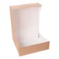 BOÎTES PATISSERIES SANS FENÊTRE THEPACK 32x32x10 CM NATUREL CARTON NANO-MICRO (100 UNITÉ) BOÎTES PATISSERIES SANS FENÊTRE