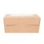 BOÎTES AVEC FENÊTRE THEPACK 500 ML 8,5x12x5,5 CM NATUREL CARTON NANO-MICRO + OPP (400 UNITÉ) BOÎTES AVEC FENÊTRE