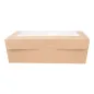 BOÎTES AVEC FENÊTRE THEPACK 1980 ML 19,8x14x6,4 CM NATUREL CARTON NANO-MICRO + OPP (150 UNITÉ) BOÎTES AVEC FENÊTRE