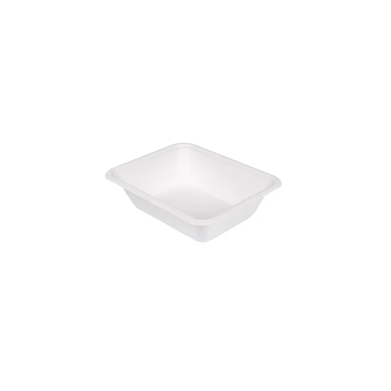 PLATEAUX BIONIC 23,1x18,7x6,3 CM BLANC BAGASSE (400 UNITÉ) PLATEAUX BIONIC 23,1x18,7x6,3 CM BLANC BAGASSE (400 UNITÉ)