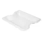 PLATEAU INTERMÉDIAIRE POUR RÉF. 253.80 BIONIC 21x16,5x2,7 CM BLANC BAGASSE (400 UNITÉ) PLATEAU INTERMÉDIAIRE POUR RÉF. 253.80