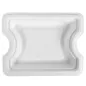 PLATEAU INTERMÉDIAIRE POUR RÉF. 253.80 BIONIC 21x16,5x2,7 CM BLANC BAGASSE (400 UNITÉ) PLATEAU INTERMÉDIAIRE POUR RÉF. 253.80