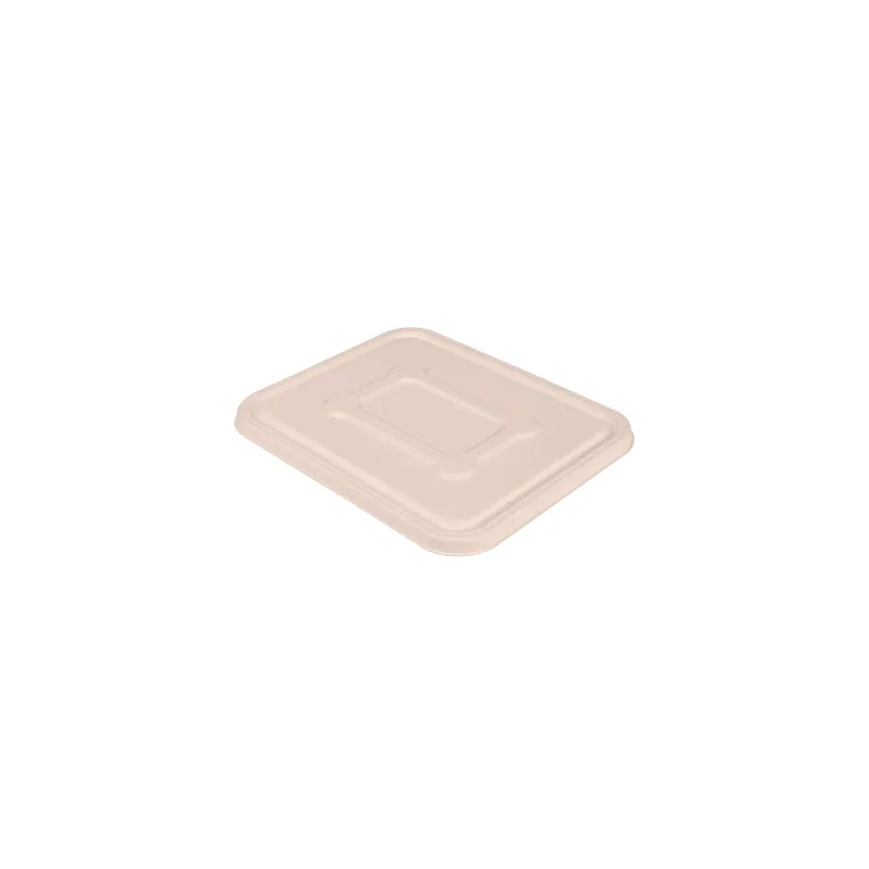 COUVERCLE POUR CODE 253.83 BIONIC  23,5x18,9x1,2 CM NATUREL BAGASSE (400 UNITÉ)