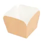 DELI-BARQUETTES 210 + 15 PE G/M2 4,8x4,8x4,9 CM NATUREL CARTON (100 UNITÉ) DELI-BARQUETTES