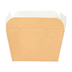DELI-BARQUETTES 210 + 15 PE G/M2 4,8x4,8x4,9 CM NATUREL CARTON (100 UNITÉ)