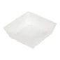 DELI-BARQUETTES 210 + 15 PE G/M2 7x7x3 CM BLANC CARTON (1000 UNITÉ) DELI-BARQUETTES