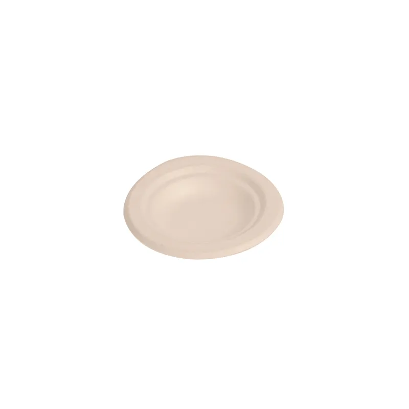 ASSIETTES BIONIC Ø9,5x1,5 CM NATUREL BAGASSE (1000 UNITÉ) ASSIETTES BIONIC Ø9,5x1,5 CM NATUREL BAGASSE (1000 UNITÉ)