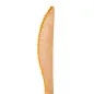 COUTEAUX 'ESSENTIAL' 17 CM NATUREL FIBRE DE BOIS (80 UNITÉ) COUTEAUX
