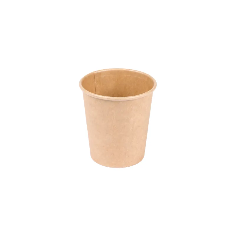 PETITS POTS  120 ML (4 oz) 210 + 18 PE G/M2 Ø6/4,5x6,5 CM MARRON CARTON (1000 UNITÉ)