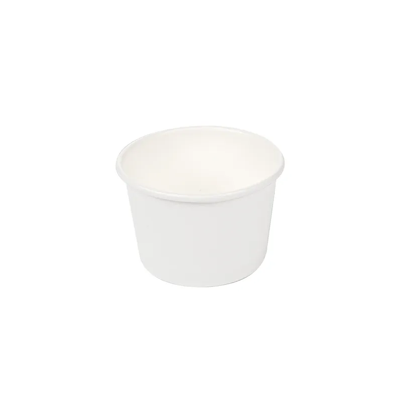 PETITS POTS  70 ML (2,3 oz) 210 + 18 PE G/M2 Ø6/5x4 CM BLANC CARTON (1000 UNITÉ)