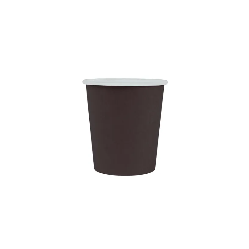 PETITS POTS  120 ML (4 oz) 210 + 18 PE G/M2 Ø6/4,5x6,5 CM NOIR CARTON (1000 UNITÉ)