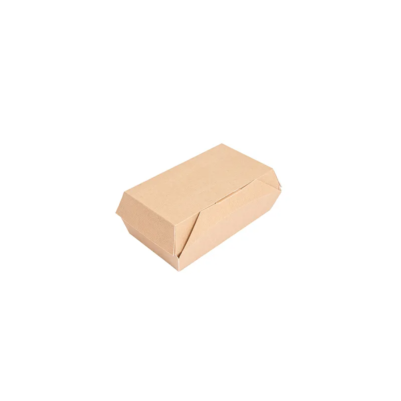 BOÎTES "LUNCH BOX" THEPACK 'PAPERLOCK'  19,5x12,5x7 CM NATUREL CARTON NANO-MICRO (300 UNITÉ)