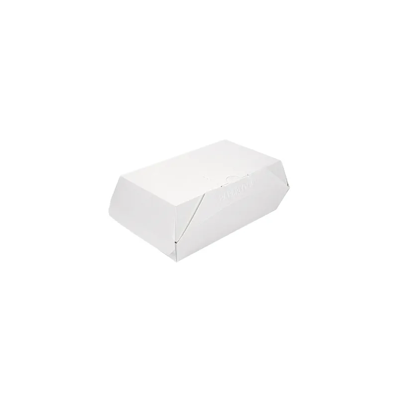 BOÎTES "LUNCH BOX" THEPACK 'PAPERLOCK'  19,5x12,5x7 CM BLANC CARTON NANO-MICRO (300 UNITÉ)