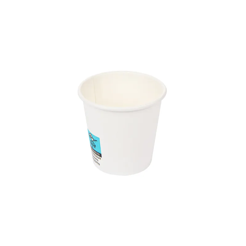 GOBELETS BOISSONS CHAUDES 1 PAROI 'ESPRESSO' 55 ML 230 + 18 PE G/M2 Ø5/3,5x4,9 CM BLANC CARTON (1000 UNITÉ)