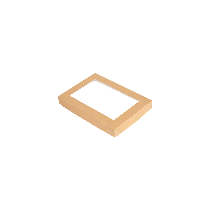 COUVERCLES AVEC FENÊTRE POUR COD. 254.72 THEPACK  22x15x2 CM NATUREL CARTON NANO-MICRO + OPP (50 UNITÉ)