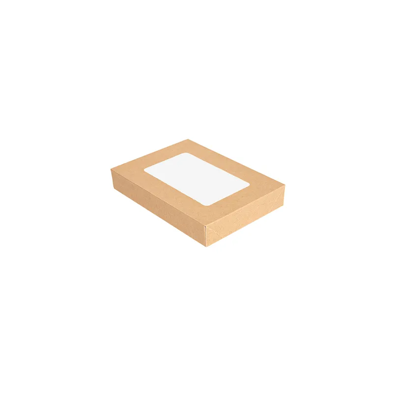 COUVERCLES AVEC FENÊTRE POUR COD.254.78 THEPACK  11x15x2 CM NATUREL CARTON NANO-MICRO + OPP (200 UNITÉ)