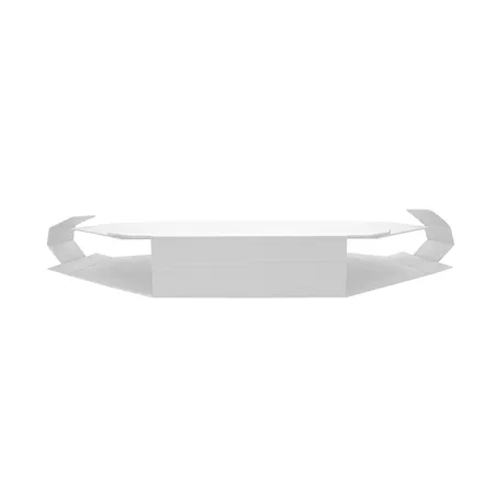 BOÎTE POUR PAELLAS  360 G/M2 40,5x40,5x5 CM BLANC CARTON (100 UNITÉ)
