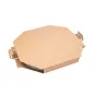 BOÎTE POUR PAELLAS 370 G/M2 50,5x50,5x5 CM NATUREL CARTON (100 UNITÉ) BOÎTE POUR PAELLAS