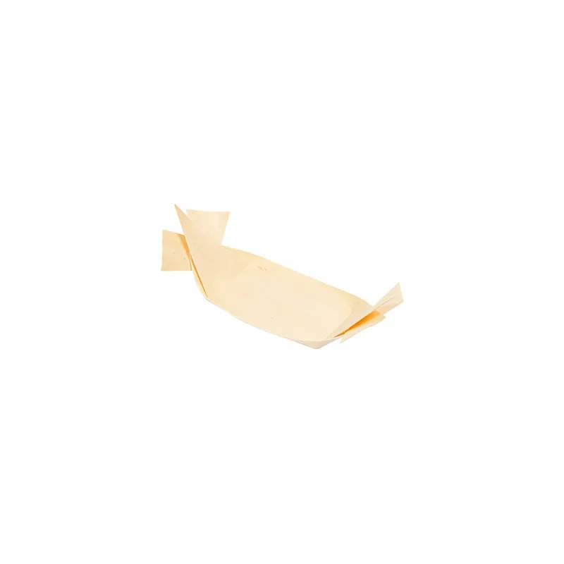 MINI RÉCIPIENTS POUR MISE EN BOUCHE WOOD  16,5x5,5x0,8 CM NATUREL BOIS (200 UNITÉ)