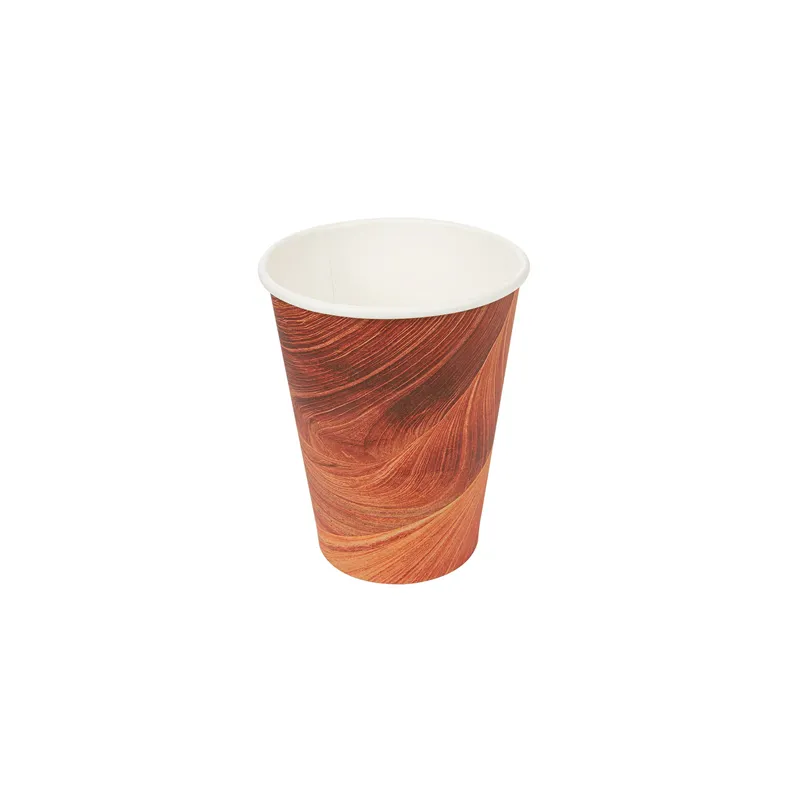 GOBELETS BOISSONS CHAUDES 1 PAROI 'ARIZONA' 480 ML 300 + 18 PE G/M2 Ø9/6x13,2 CM MARRON CARTON (1000 UNITÉ)