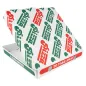 BOÎTES À PIZZA 100% VIERGES 340 G/M2 24x24x3 CM BLANC CARTON MICROCANAL (100 UNITÉ) BOÎTES À PIZZA 100% VIERGES