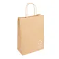 SACS SOS RECYCLÉS AVEC ANSES 80 G/M2 20+10x29 CM NATUREL KRAFT (250 UNITÉ) SACS SOS RECYCLÉS AVEC ANSES