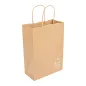 SACS SOS RECYCLÉS AVEC ANSES 80 G/M2 20+10x29 CM NATUREL KRAFT (250 UNITÉ) SACS SOS RECYCLÉS AVEC ANSES
