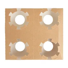 PORTE-GOBELETS 4 GOBELETS PRÉ-DÉCOUPE