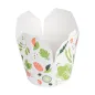 RÉCIPIENTS SALADIERS 'SALAD' 1000 ML 305 + 18 PE G/M2 Ø12,3x8,5 CM BLANC CARTON (300 UNITÉ) RÉCIPIENTS SALADIERS