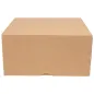 BOÎTES PATISSERIES SANS FENÊTRE THEPACK 16x16x8 CM NATUREL CARTON NANO-MICRO (200 UNITÉ) BOÎTES PATISSERIES SANS FENÊTRE