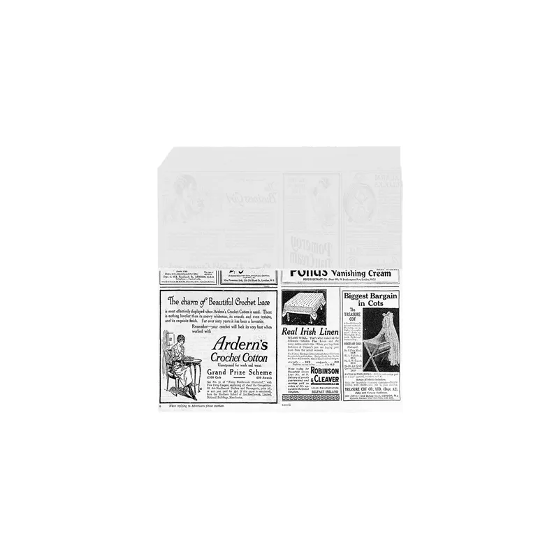 PAPIER INGRAISSABLES OUVERT 2 CÔTÉS 'TIMES' 32 G/M2 26x25/15 CM BLANC PARCH.INGRAISSABLE (500 UNITÉ)