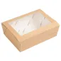 BOÎTES AVEC FENÊTRE ECO-SIMPLE THEPACK 1000 ML 220 G/M2 12x17x5,5 CM NATUREL CARTON NANO-MICRO (200 UNITÉ) BOÎTES AVEC FENÊTRE ECO-SIMPLE