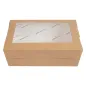 BOÎTES AVEC FENÊTRE ECO-SIMPLE THEPACK 1000 ML 220 G/M2 12x17x5,5 CM NATUREL CARTON NANO-MICRO (200 UNITÉ) BOÎTES AVEC FENÊTRE ECO-SIMPLE