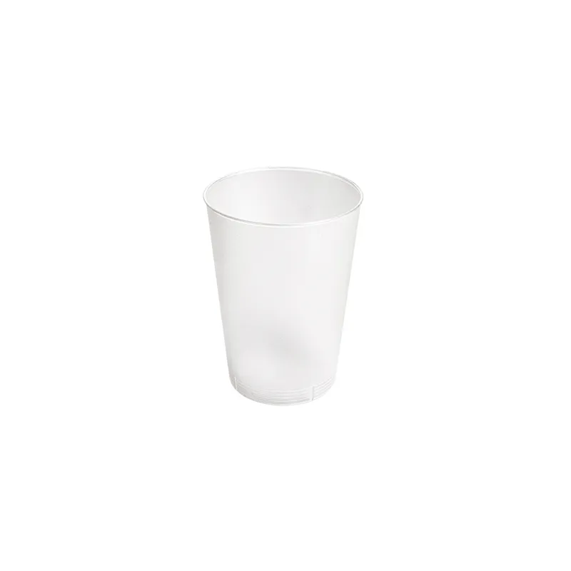 VERRES RÉUTILISABLES  100 ML Ø 5,4/4x7,7 CM TRANSPARENT PP (1400 UNITÉ)