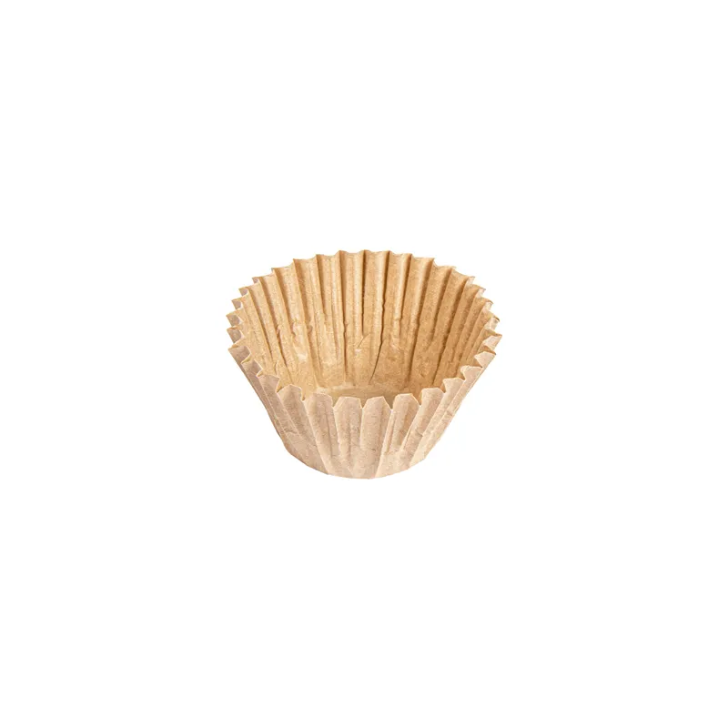 CAPSULES PETIT FOURS  50 G/M2 Ø 2,4x2 CM NATUREL PARCH.INGRAISSABLE (500 UNITÉ)