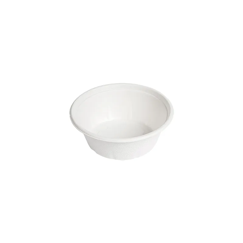 POTS BIONIC 280 ML Ø 11,6x4,4 CM BLANC BAGASSE (500 UNITÉ)