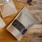 SACS AVEC FERMETURE ZIP 1000 GR 45 + 13 PET + 27 CPP G/M2 20+5x30 CM NATUREL KRAFT (500 UNITÉ) SACS AVEC FERMETURE ZIP