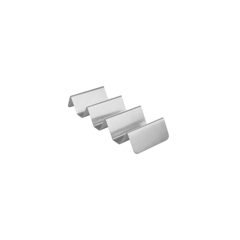 RACK POUR 3/4 TACOS ARTINOX  20,5x8x3,5 CM ARGENTE INOX (12 UNITÉ)
