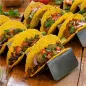 RACK POUR 4/5 TACOS ARTINOX 25,5x8x3,5 CM ARGENTE INOX (12 UNITÉ) RACK POUR 4/5 TACOS